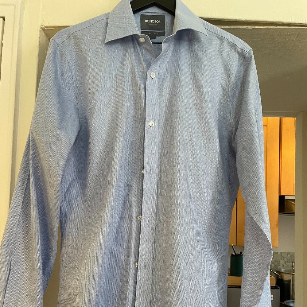 Blue Bonobos Button Down